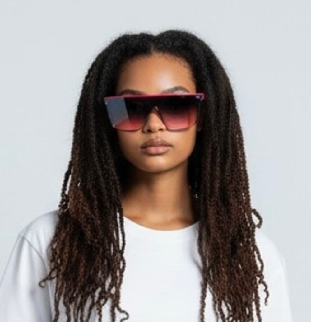 QUAY Nightfall Remixed 138mm Shield Sunglasses Unisex NWOT
